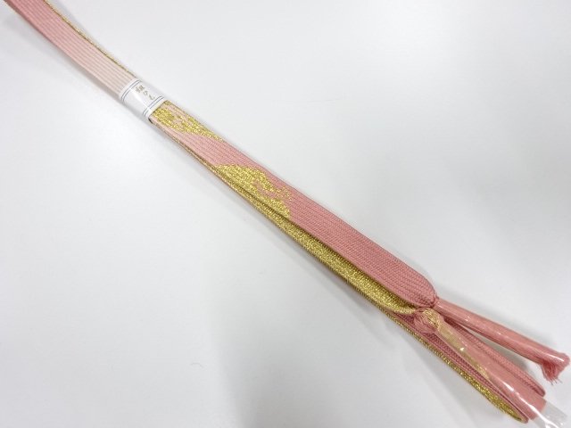 JAPANESE KIMONO / UNUSED KOREI HAND-TIED OBIJIME